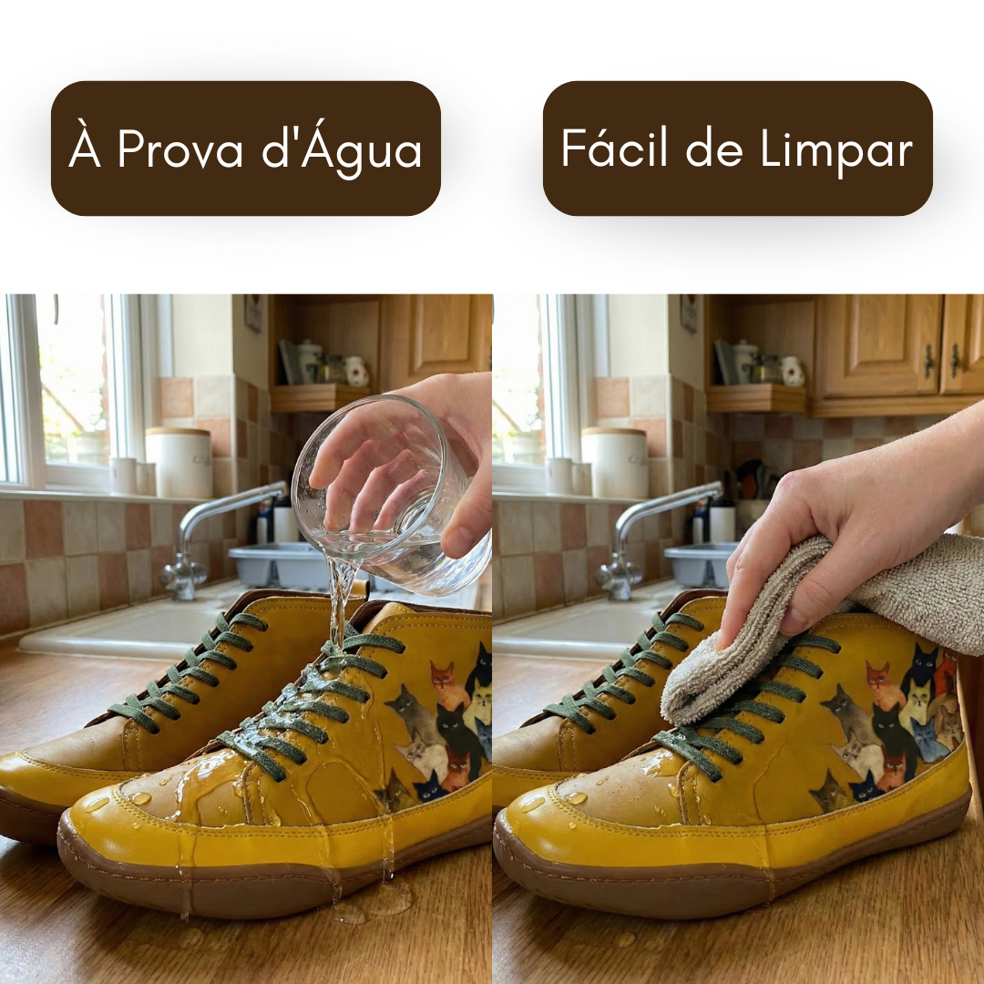 Bottes pour chats Ortopress CEMPAR Nouvelle version, style confort pour les amoureux des chats, avec une touche de charme