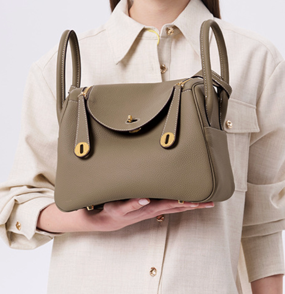 Sac Lina Togo en cuir de vachette pleine fleur