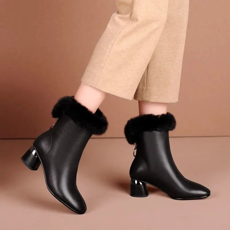 Bottes Paola Gio - Cuir véritable