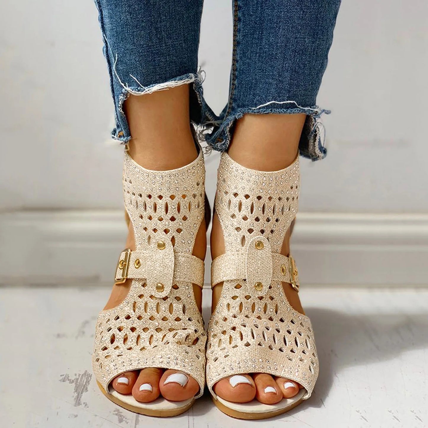 Jastanna - Sandale ultra confortable