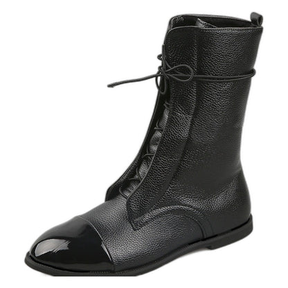 Hermine – Bota Martin de estilo robusto em sintético
