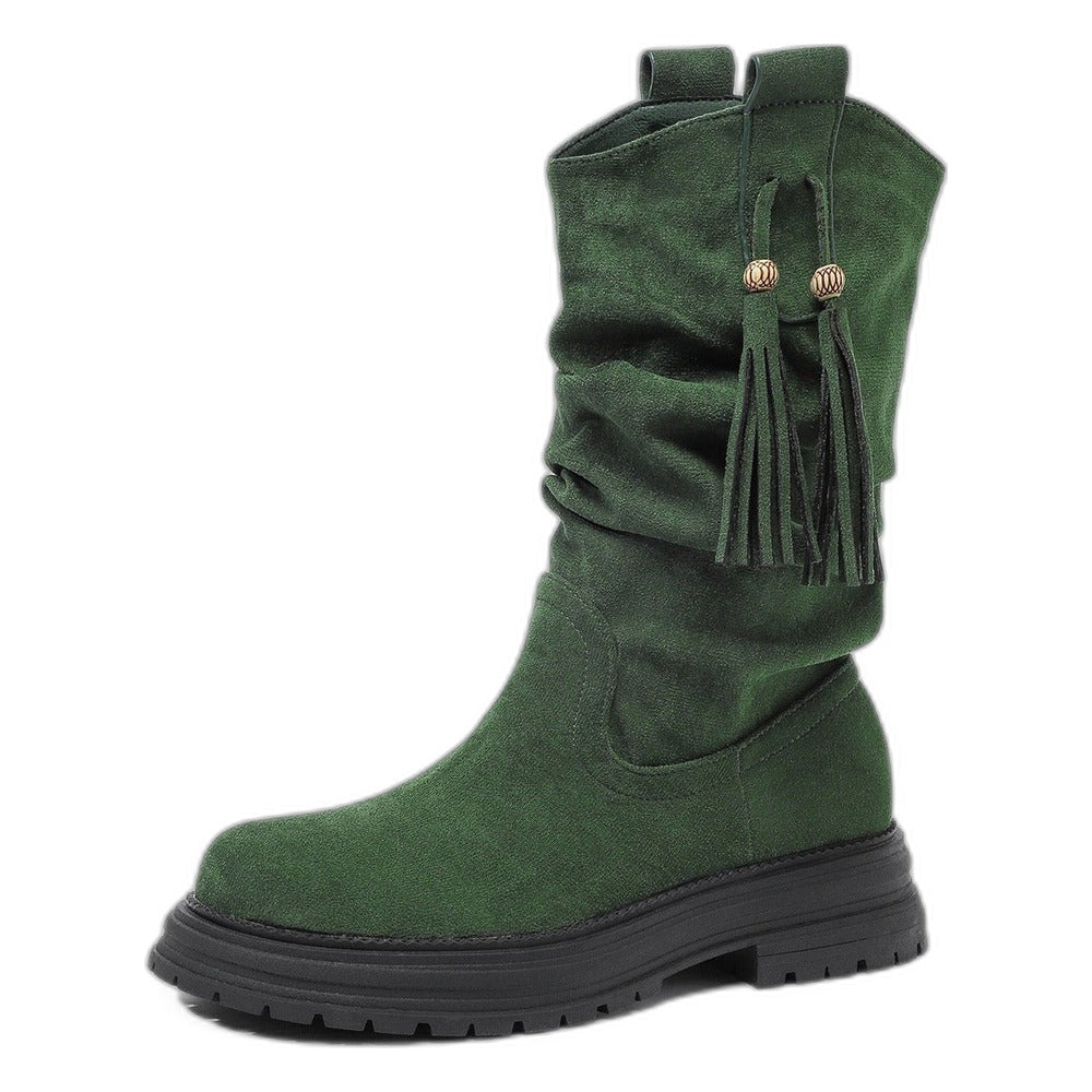 Giaxena – Bota Martin de estilo robusto em sintético