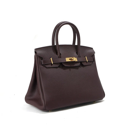 Jane – Bolsa Premium em Couro Genuíno Pebbled