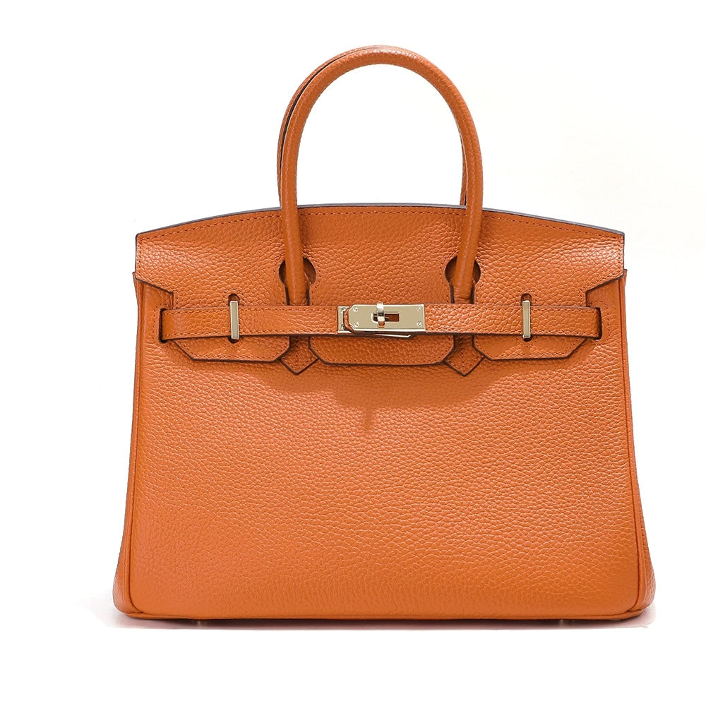 Jane – Bolsa Premium em Couro Genuíno Pebbled