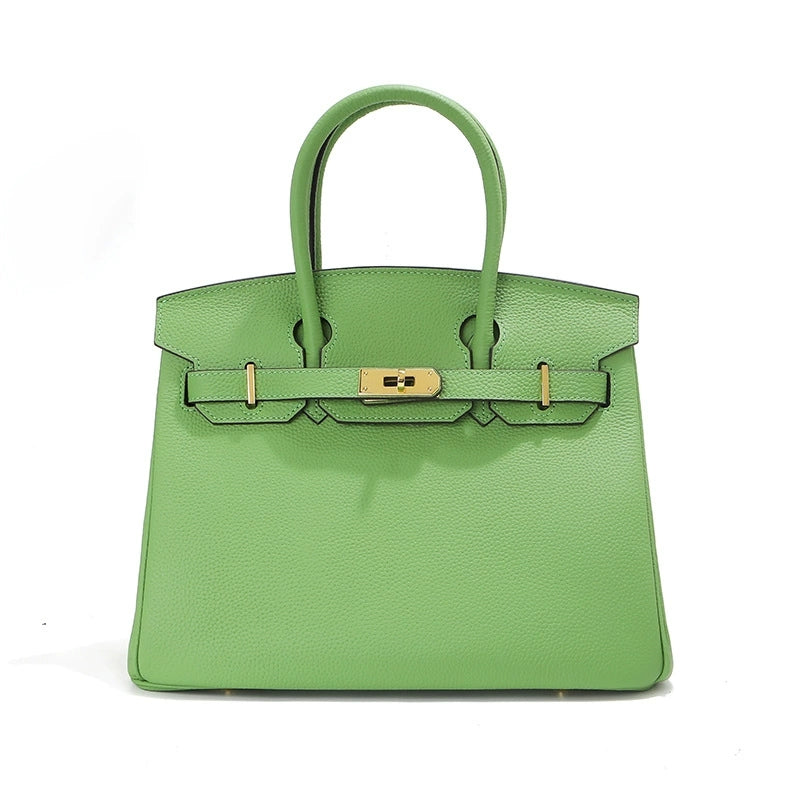 Jane – Bolsa Premium em Couro Genuíno Pebbled