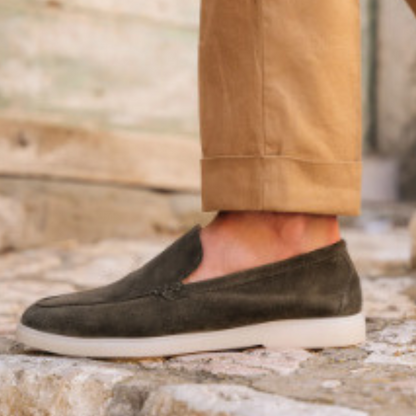 Lusitanna Classic - Mocassin en daim pour homme