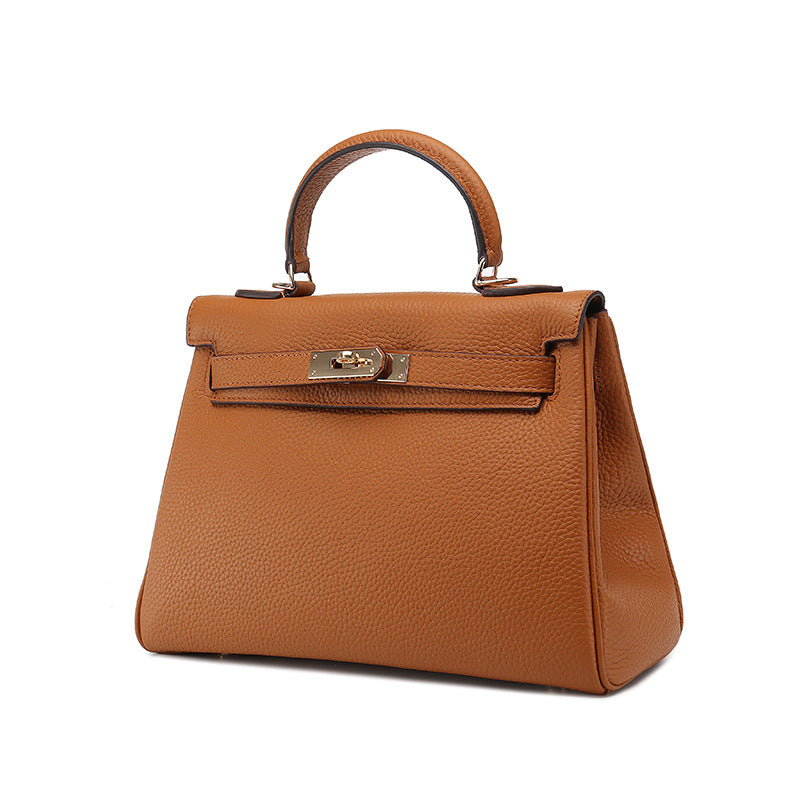 Sac Grace Pebbled en cuir véritable style grainé