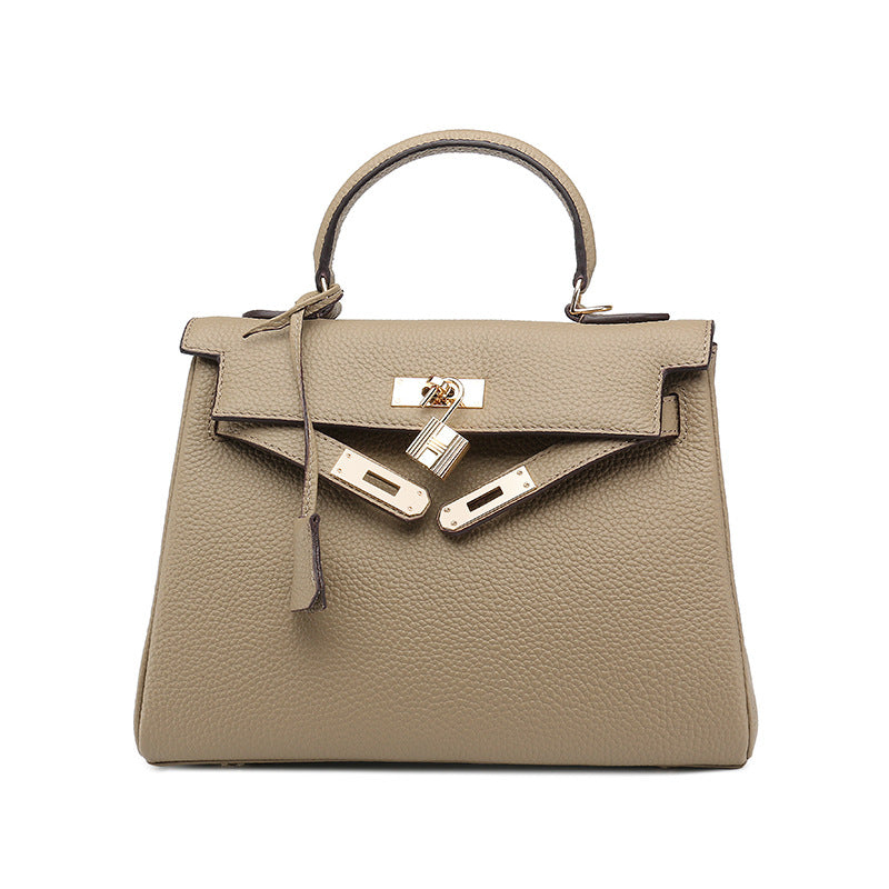 Sac Grace Pebbled en cuir véritable style grainé