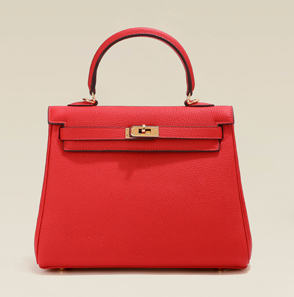 Sac Grace Pebbled en cuir véritable style grainé