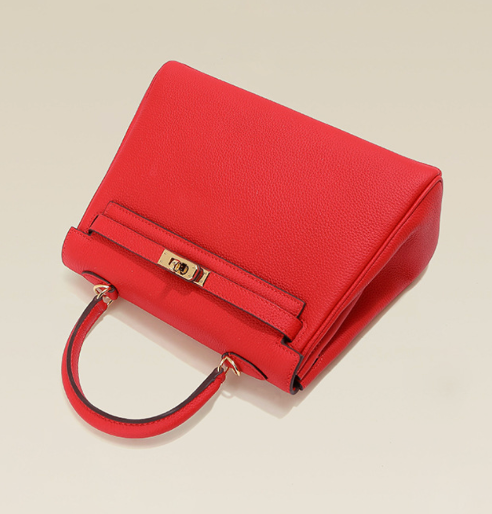 Sac Grace Pebbled en cuir véritable style grainé