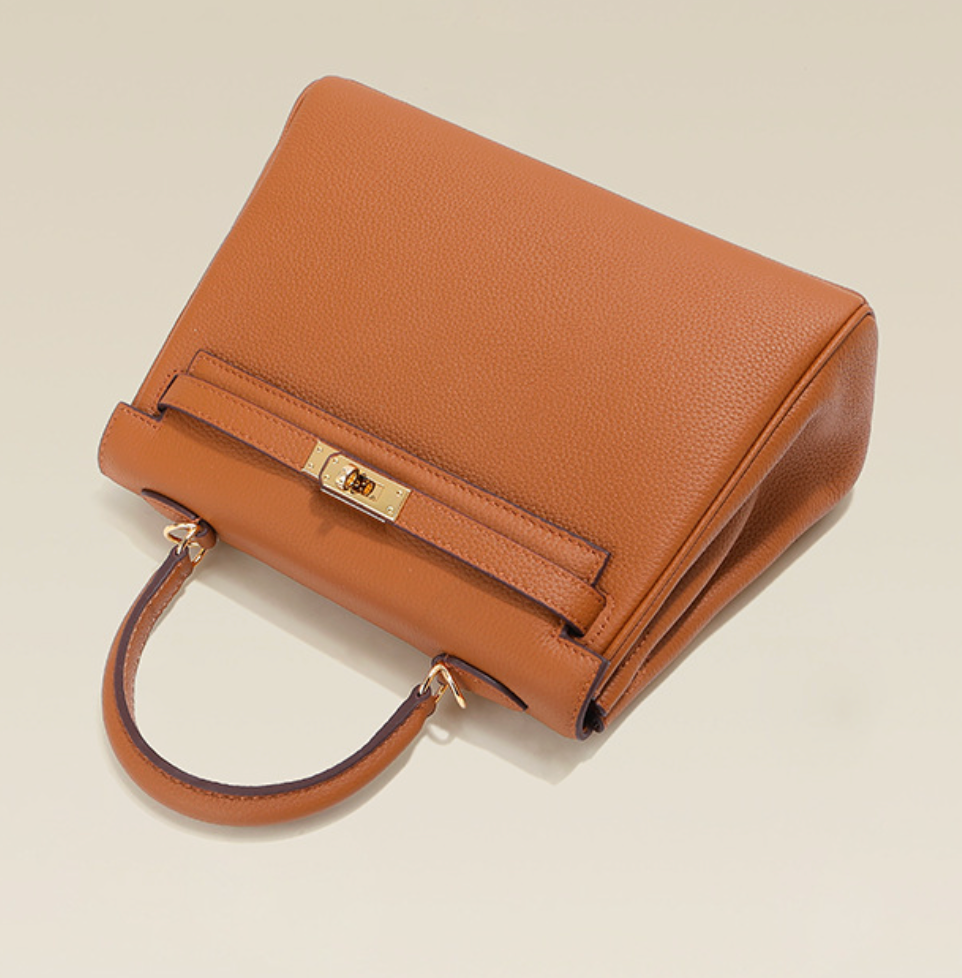 Sac Grace Pebbled en cuir véritable style grainé