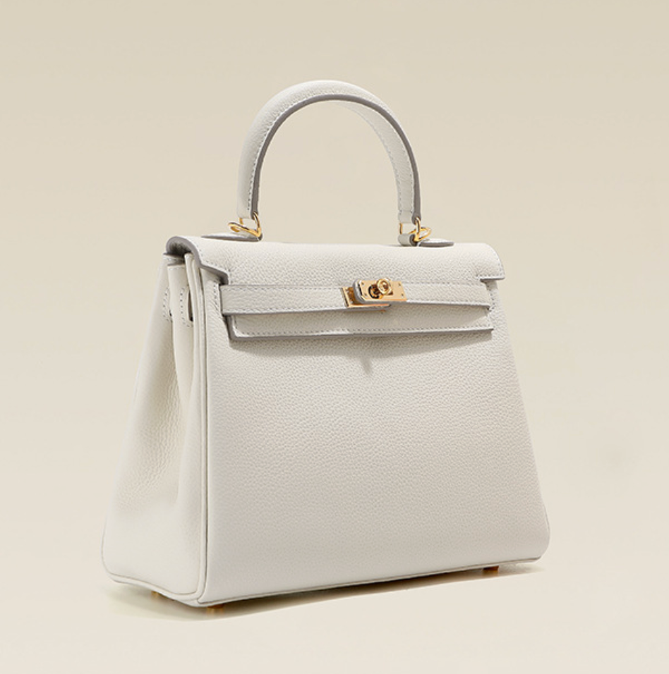Sac Grace Pebbled en cuir véritable style grainé