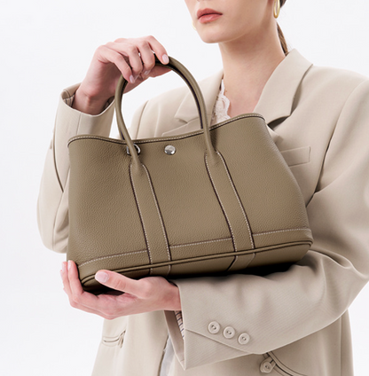 Brigitte – Sac à main élégant en cuir véritable style Togo