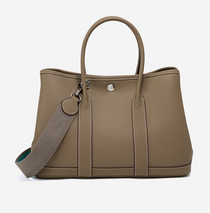 Brigitte – Sac à main élégant en cuir véritable style Togo