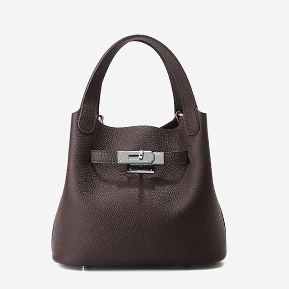Elara Bucket – Bolsa em Couro Genuíno