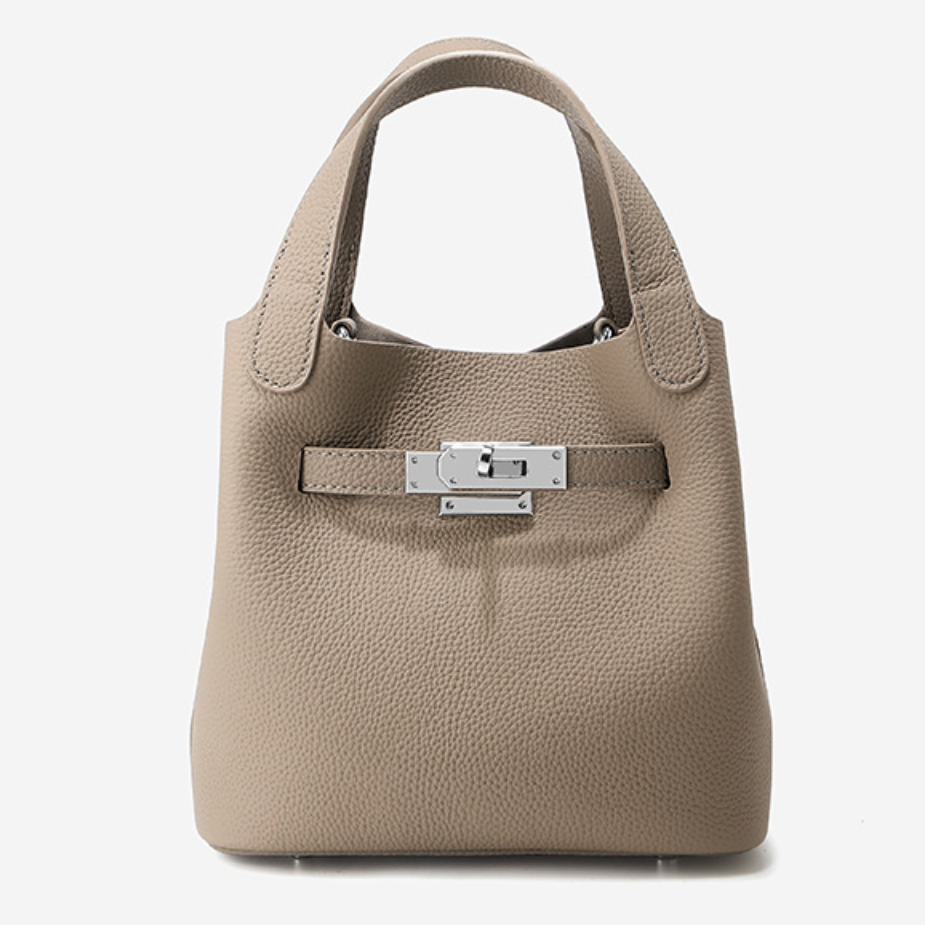 Elara Bucket – Bolsa em Couro Genuíno