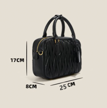 Aria Matelassé Mini – Bolsa em Couro Genuíno