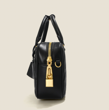 Aria Matelassé Mini – Bolsa em Couro Genuíno