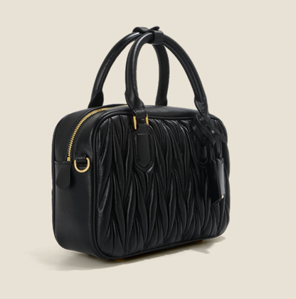 Aria Matelassé Mini – Bolsa em Couro Genuíno