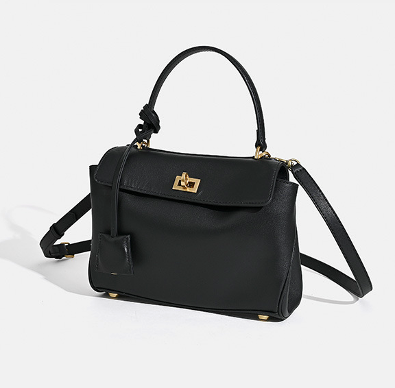 Sofia – Sac structuré en cuir de vachette pleine fleur