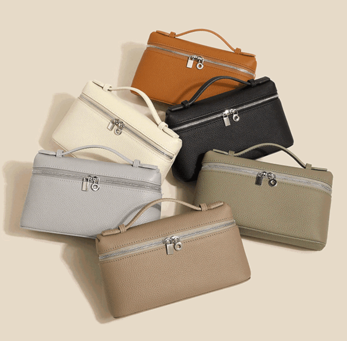Élise Mini – Sac compact en cuir de vachette pleine fleur