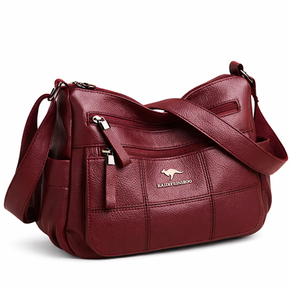 Sac « Nappa Lux » – Cuir végan imperméable au style décontracté haut de gamme