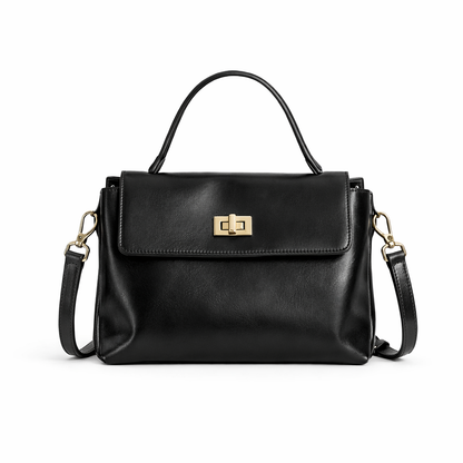 Bolsa de Couro Legítimo "MALLUO Essência 3158"