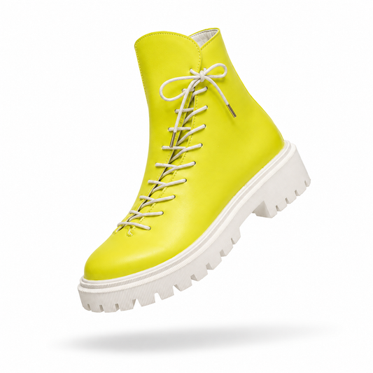 Violette – Bottes à plateforme et lacets