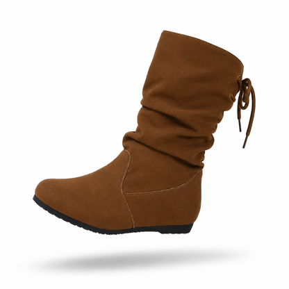 Maëlle – Bottes Chaudes à Talon Moyen Pour Femme