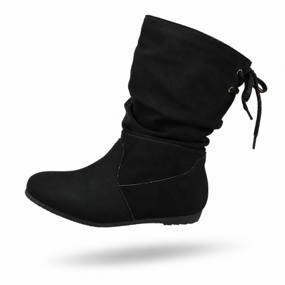 Maëlle – Bottes Chaudes à Talon Moyen Pour Femme