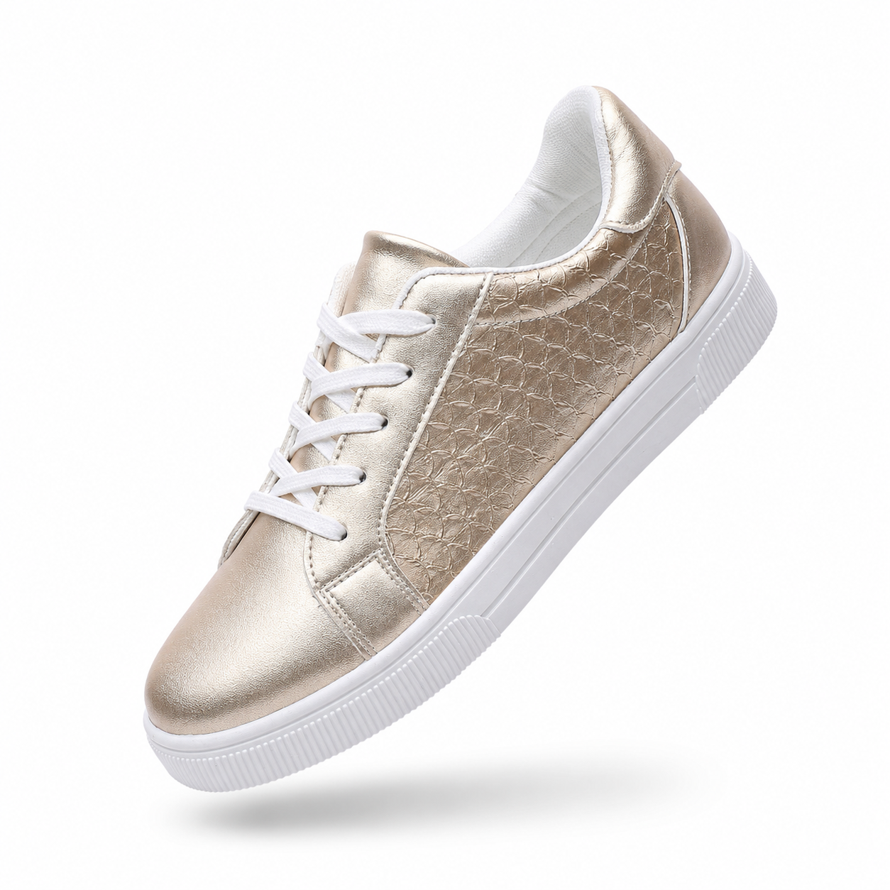 Luna Glow – Ténis Casuais em Pele Vegan