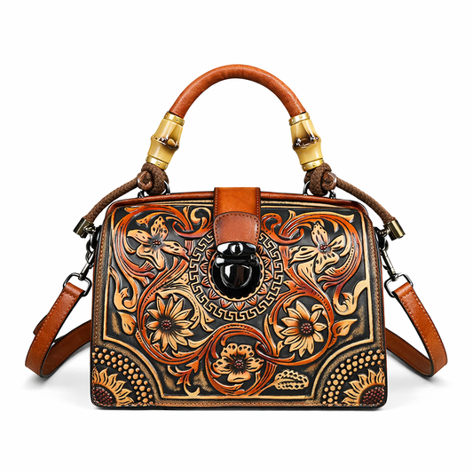 Sac Elisa Vintage à motif floral – Design élégant et de haute qualité
