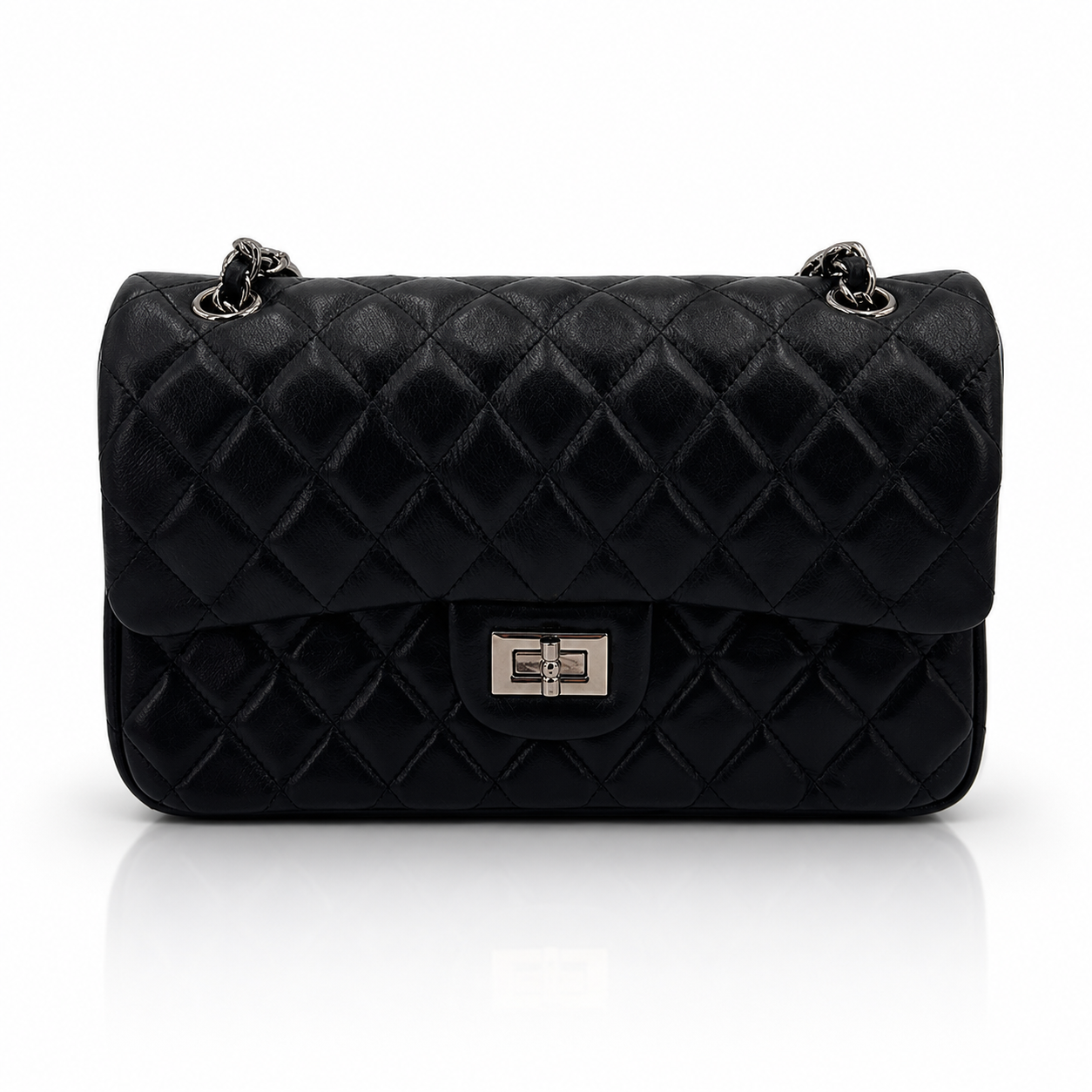 Gabrielle Quilted – Bolsa em Couro Genuíno com Acabamento Acolchoado