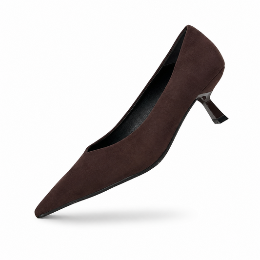 Celeste Élite – Sapatos Clássicos de Salto Fino