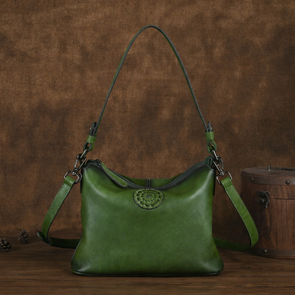 Sac Siena Vintage – En cuir véritable, compact 