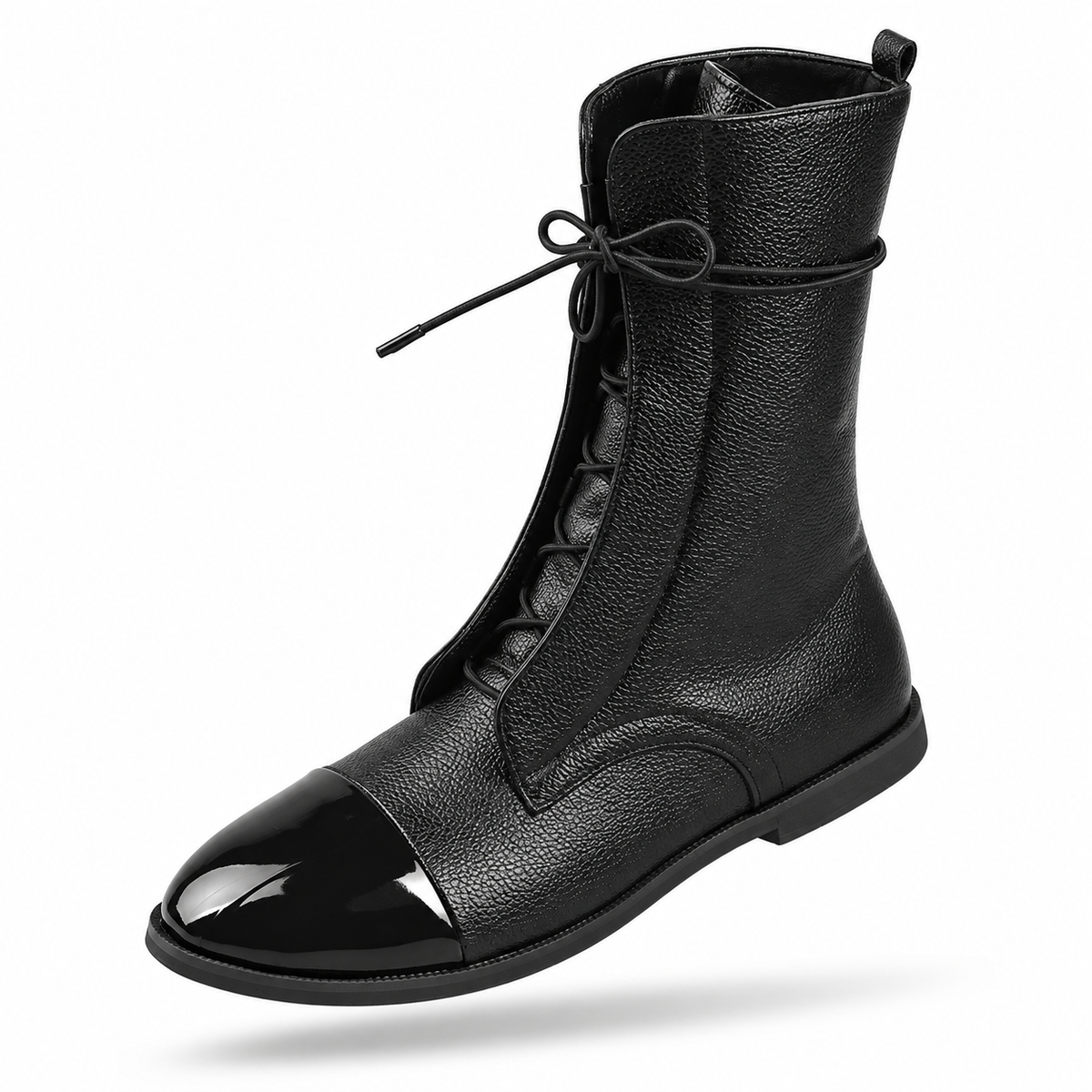 Hermine – Bota Martin de estilo robusto em sintético