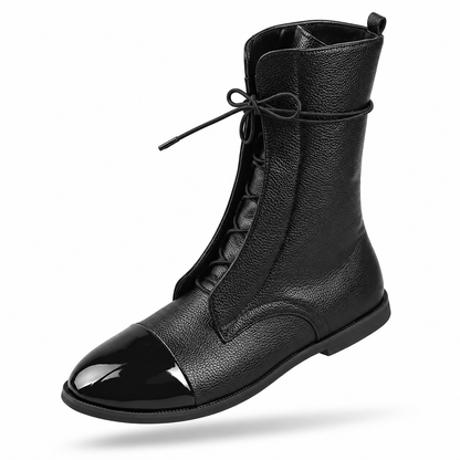 Hermine – Bota Martin de estilo robusto em sintético