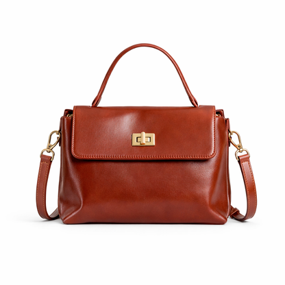 Bolsa de Couro Legítimo "MALLUO Essência 3158"