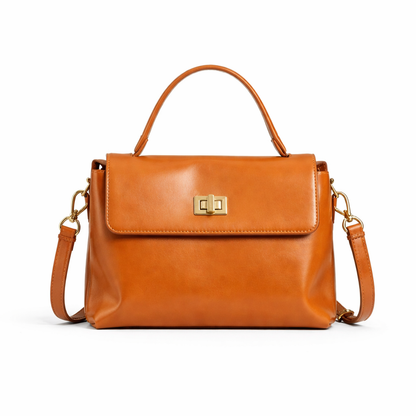Bolsa de Couro Legítimo "MALLUO Essência 3158"
