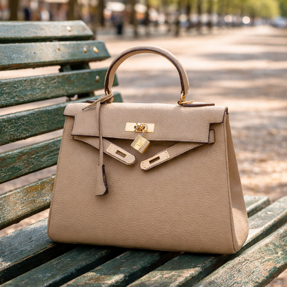 Sac Grace Pebbled en cuir véritable style grainé