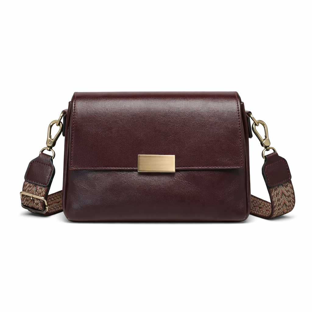 Bolsa Tiracolo Bianca em Couro Genuíno – Elegância Casual