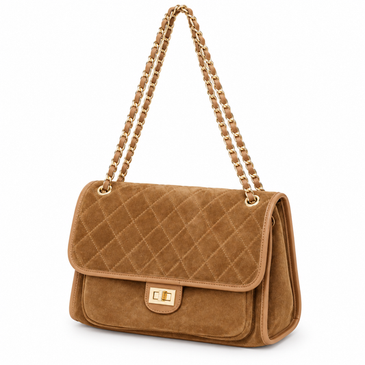 Fiamma – Bolsa de axila em camurça genuína