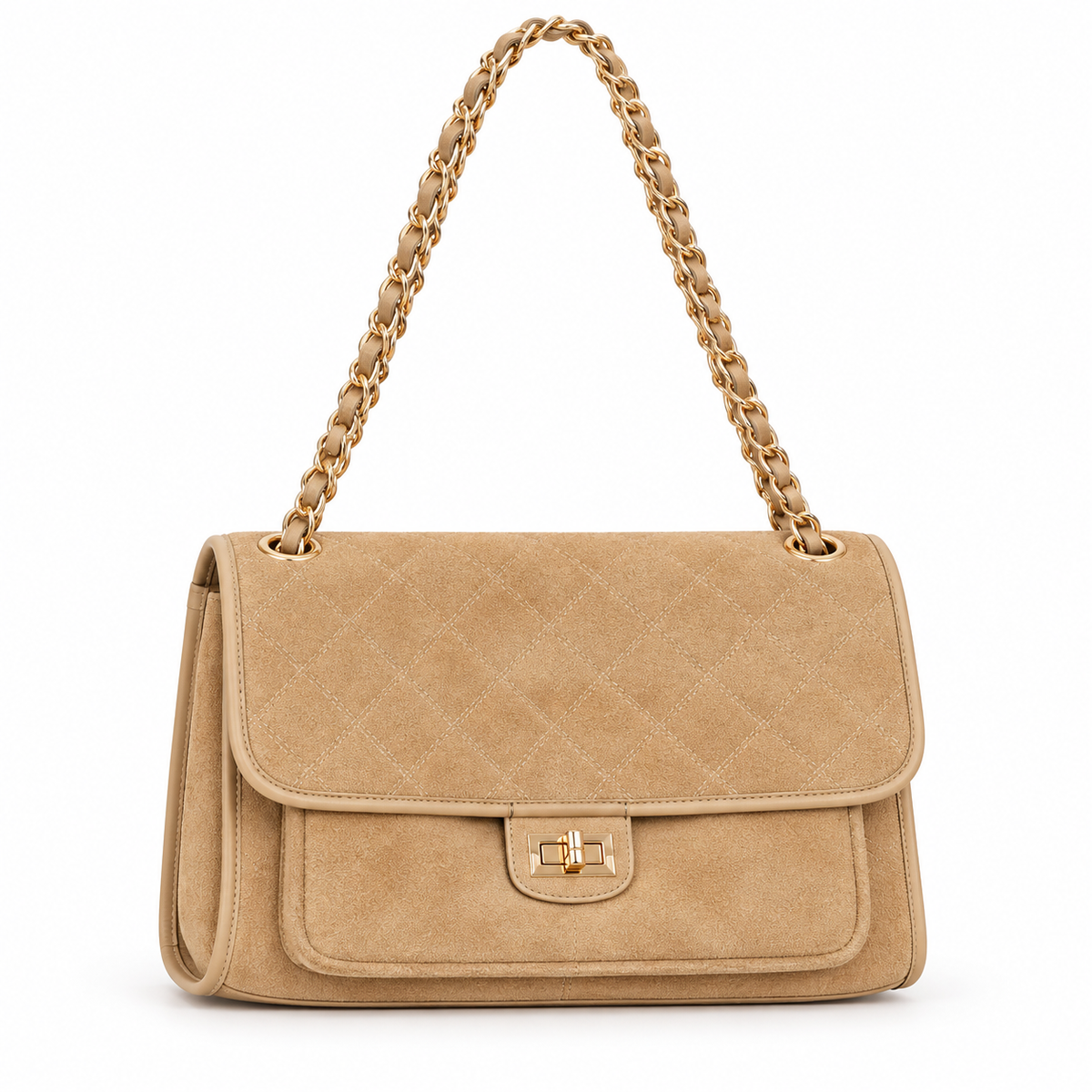 Fiamma – Bolsa de axila em camurça genuína