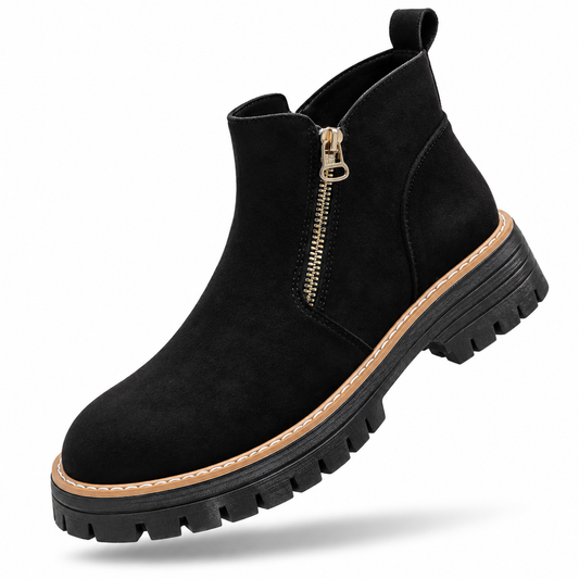 Fiolena – Bota Martin de estilo robusto em sintético