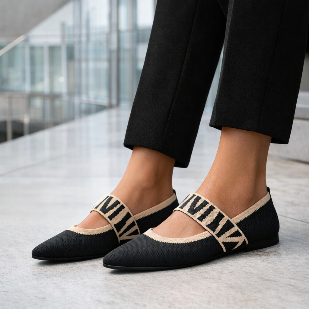 Isadora - Chaussure de style ballerine très élégante et confortable.