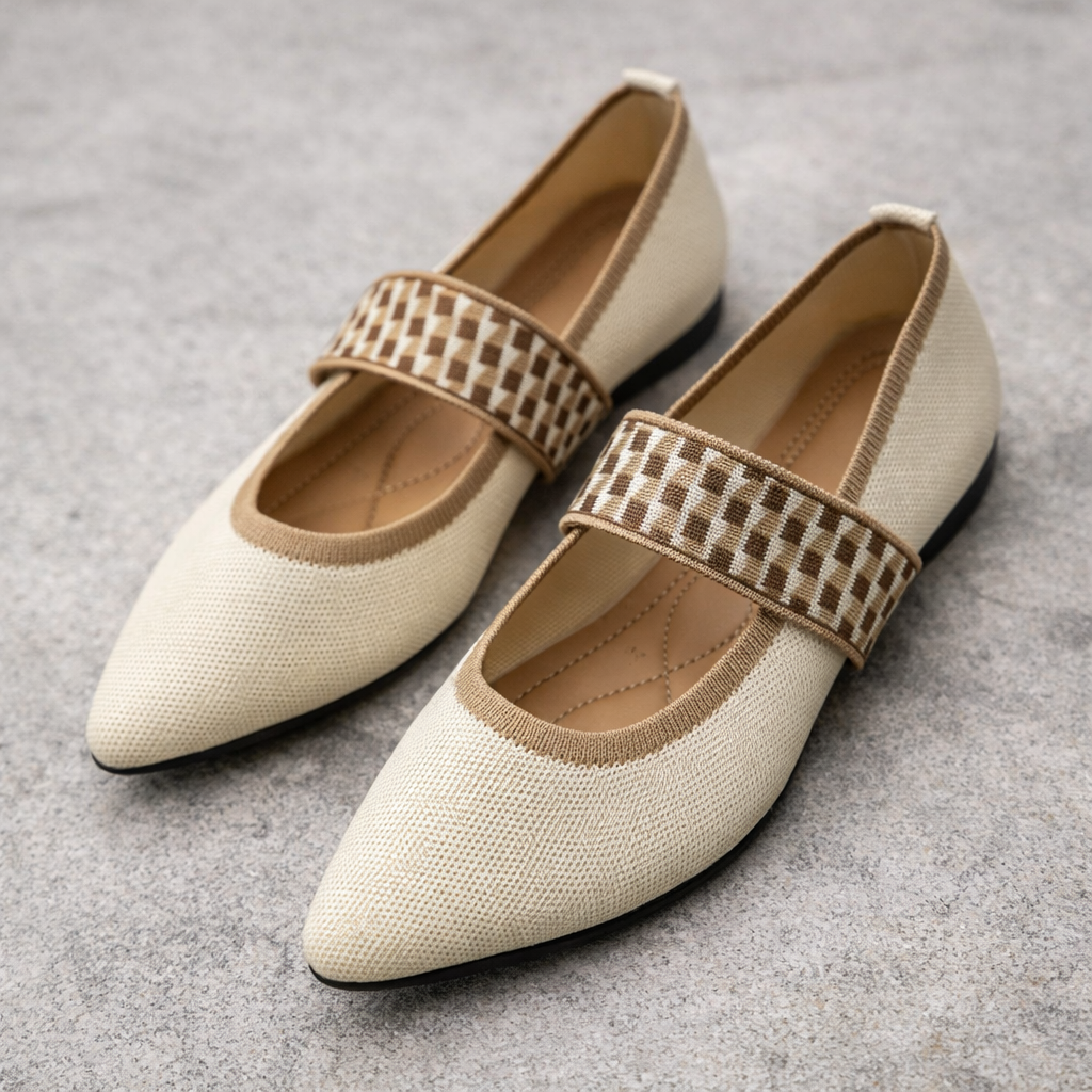 Isadora - Chaussure de style ballerine très élégante et confortable.