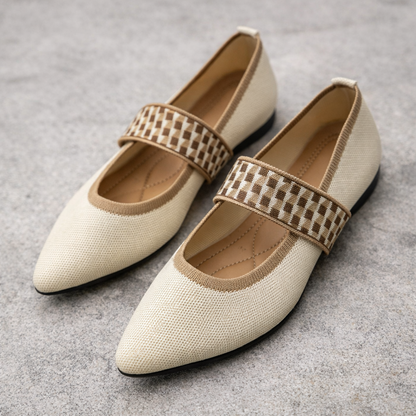 Isadora - Chaussure de style ballerine très élégante et confortable.