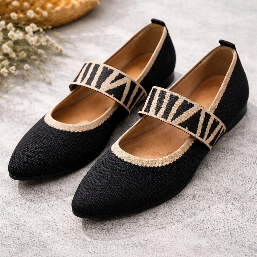 Isadora - Chaussure de style ballerine très élégante et confortable.