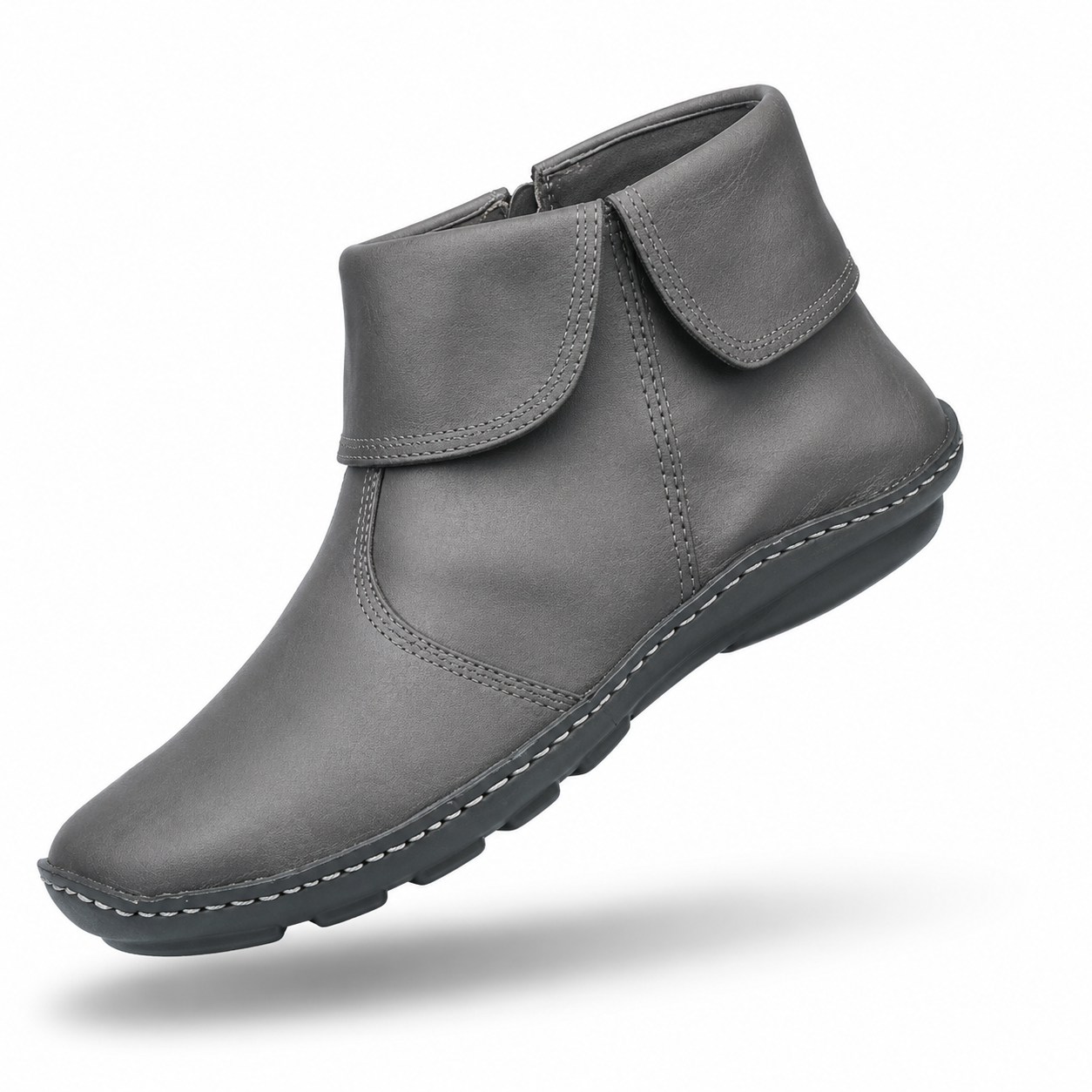 Bottes pour femmes de grande taille en cuir, décontractées, style occidental, Wish Amazon, bottines Martin, transfrontalières