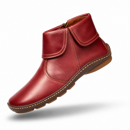 Bottes pour femmes de grande taille en cuir, décontractées, style occidental, Wish Amazon, bottines Martin, transfrontalières